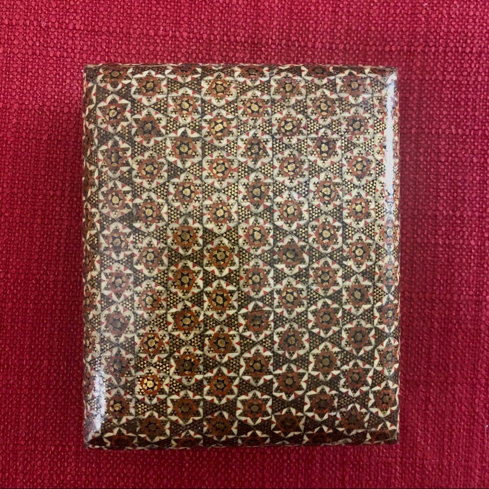 Persian khatam jewelry box